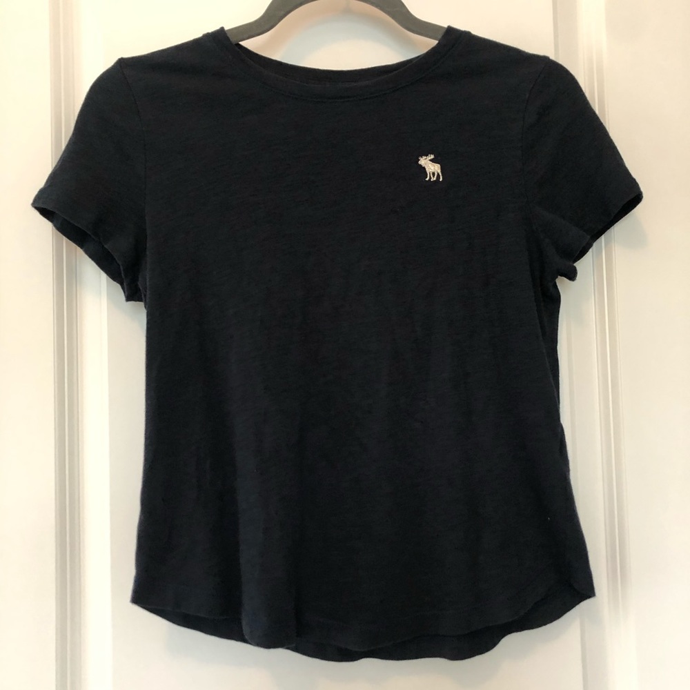 Girls ABERCROMBIE KIDS Navy Blue Short Sleeve Tee